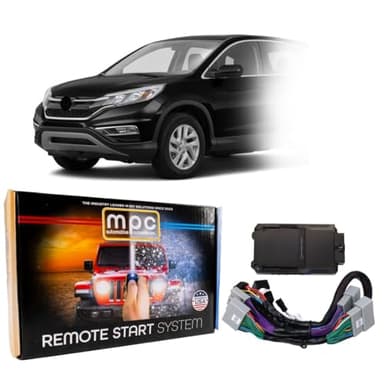 MPC Remote Start Kit Compatible with Honda CR-V 2015-2016 || Plug and Play || Push Lock 3X to Start || Push to Start Only || USA Tech Support