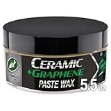 Turtle Wax 53737 Hybrid Solutions Ceramic Graphene Paste Wax, Patent-Pending Advanced Paint Protection, Extreme Gloss High Shine Finish, For Cars Trucks and More, 5.5 oz. (Pack of 1)
