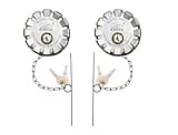 Road Superior Truck Parts Keyed Alike Pair 3 1/2” Nominal 5.5 TPI Locking Aluminum Diesel Fuel Caps For Kenworth Trucks