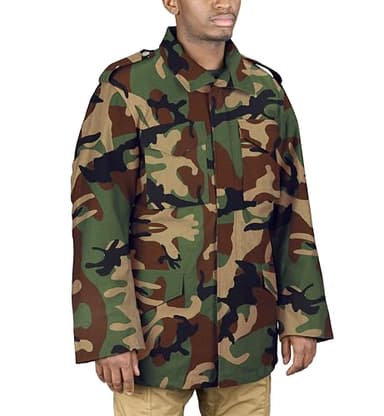 Propper Men's M65 Field Coat, Woodland, Large Regular