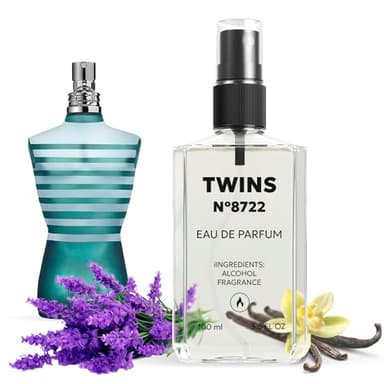 TWINS Impression of Le Male | Perfume for Women Eau de Parfum | No.8722 | 3.4 Fl Oz / 100 ml