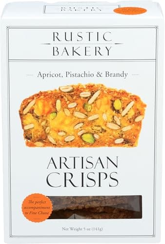 Rustic Bakery, Crisps Apricot Pistachio Brandy, 5 Ounce
