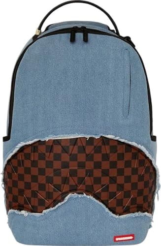 SPRAYGROUND: DENIM SHARK BITE BACKPACK