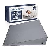 Self-Inflating Bed Wedge Pillow | Lightweight for Travel | Wedge Pillow for Sleeping and Acid Reflux, Heartburn, and GERD Pillow (TWDPRO2, 22 Inch)