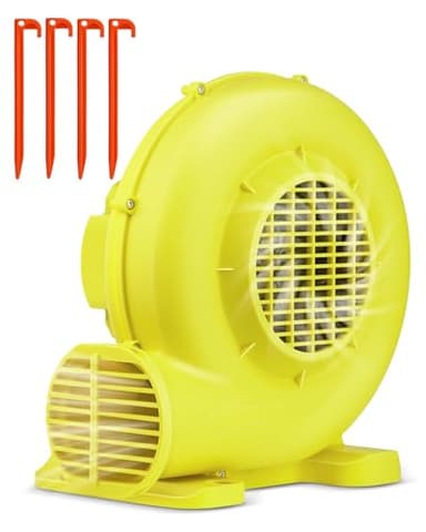 CooTentler Bounce House Blower for Inflatables, 480W 0.64HP Powerful & Portable Fan Pump for Inflatable Bouncy Castle, Jumper, Bubble House, Water Slide
