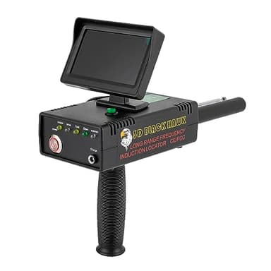 Metal Detector kit for Adults Professional, 3937ft Range 98.4ft Depth Gold Detector Metal Finder, High Accuracy Underground Treasure Scanner with 3D LED Display for Gold Silver Copper Diamond