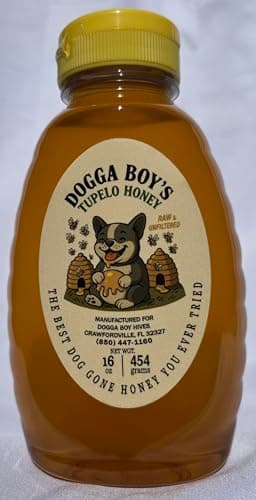Tupelo Honey - 100% Pure Raw Unfiltered - 16oz Plastic Jar by Dogga Boy Hives”
