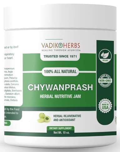 Vadik Herbs Chyawanprash (Chyavanprash) Herbal Jam for The Immune System | Made with Fresh Amla & Ashwagandha | Made in USA