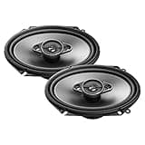 PIONEER TS-A682F, 4-Way Car Audio Speakers, Full Range, Clear Sound Quality, Easy Installation and Enhanced Bass Response, 6-Inch