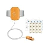 TENQIU Bed Wetting Alarm for Kids, USB Rechargeable, Pee Alarms with Loud Sound & Strong Vibration, Potty Training for Children, Orange