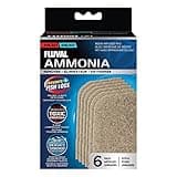 Fluval 306/307, 406/407 Ammonia Remover Pad, Replacement Aquarium Canister Filter Media, 6-Pack, for All Breed Sizes