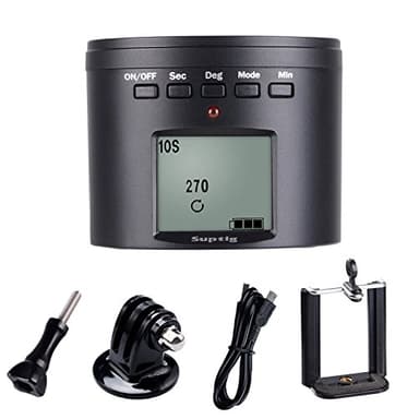 Suptig Tripod Mount Camera Tripod Mount Electric 360 Degree Tripod Head Compatible for Phone, Gopro, DJI osmo, Insta 360 and Digital Cam