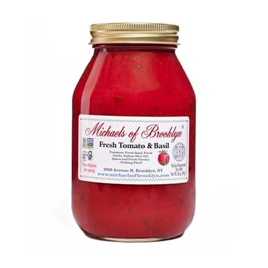 Michaels Of Brooklyn Tomato Basil Sauce, 32 Oz