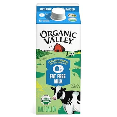 Organic Valley Ultra Pasteurized Organic Fat Free Milk