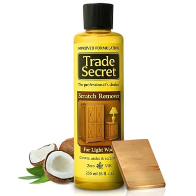 Trade Secret Light Wood Scratch Concealer, Scratch Remover for Real Wood Furniture & Floors – Covers Nicks, Scuffs & Dogs, Cats Scratches, Marks, Minor Defects