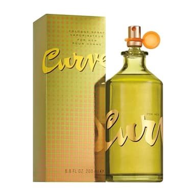 Curve Men's Cologne Fragrance Spray, Spicy Wood Magnetic Scent for Day or Night, 6.8 Fl Oz