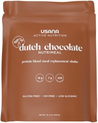 USANA Meal Replacement Shake - Dutch Chocolate - 540 Grams - 9 Servings