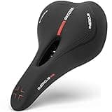 Wittkop Bike Seat, Waterproof Bicycle Saddle for Comfort, Mountain & Road Biking, Wide Bike Seats for Men & Women, BMX, MTB, Bike Seat Comfort, Waterproof Bike Saddle with Innovative 5-Zone-Concept