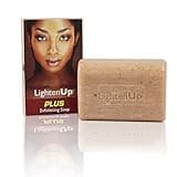 OMIC LightenUp, Exfoliating Soap - 200g / 7fl oz - Skin Brightening Soap, Cleansing Bar, Formulated to Fade Dark Spots, with Apricot, Glycerin, Coconut Oil