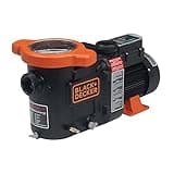 BLACK+DECKER Pool Pump, Energy Efficient Variable Speed Pool Pump for Above Ground Pools with Filter Basket, 1HP