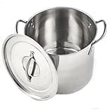 IMUSA USA Stainless Steel Stock Pot 20-Quart, Silver
