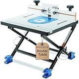 Rockler Convertible Benchtop Router Table – Convertible Routers for Woodworking Fits Most Routers – Unique Base Design Router Table – Benchtop Wood Router Includes 4 Modes in 1 Table