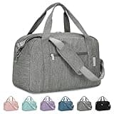 Narwey 18" Carry on Bag Underseat Luggage for Airplane Spirit Airlines Personal Item Bag Travel Duffel Bag Small Gym Bag Weekender Overnight Bag with Wet Pocket for Women and Men (Grey)