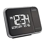 La Crosse Technology Projection Alarm Clock with Indoor Temperature and Humidity (616-1412)