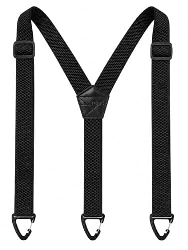 JEMYGINS Hidden Black Suspenders for Men Under Clothes with 3 Snap Loop (1.5" Wide)(9)