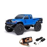 Axial RC Truck 1/24 SCX24 Base Camp 4x4 Rock Crawler Brushed RTR (Everything Needed to Run is Included) - Blue, AXI-1219T2
