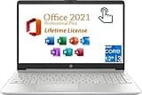 hp - 15.6" Touchscreen Laptop -Intel Core i3-1115G4 (up to 4.1 GHz with Intel Turbo Boost), 8GB DDR4 RAM, 256GB SSD, Webcam, HDMI, Wi-Fi, Windows 11 Home- Natural Silver
