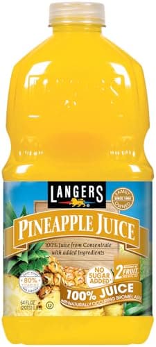 Langer, Pineapple Juice with Vitamin C, 64 Fl Oz Bottle