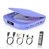 DVD Players for TV Desobry Mini DVD Player HDMI RCA Output 1080P HD All Region Free DVD Player with Remote Control, Compact DVD Player for Smart TV Support USB/TF Card, PAL/NTSC