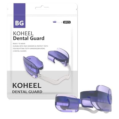 KOHEEL Mouth Guard for Teeth Grinding, Adjustable Dental Guard to Stop Bruxism, Night Guard, 2 Count (Medium)