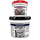 Master Protective Coatings MPC-100 Epoxy Resin Kit, 3-Gallon Clear & Pre-Tinted Resin, Light Grey, Floor Epoxy Kit