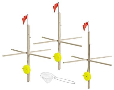 Celsius Multi 3 Pack Tip-Up with Tackle, One Size