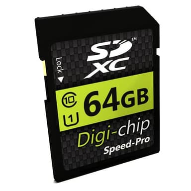 Digi Chip 64GB SDXC Class 10 Memory Card For Kodak PixPro FZ55, FZ45, AZ901, AZ652, AZ405, AZ255 Digital Cameras