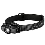 Ledlenser MH5 Rechargeable Outdoor Headlamp, Advanced Focus System, 400 Lumens, Black