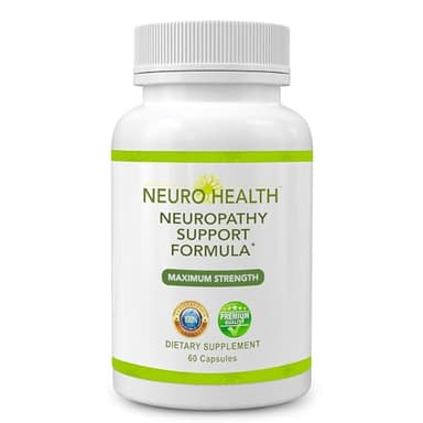 Neuro Health Nerve Support Formula for Neuropathy - Your Nerve Savior Supplement with B Vitamins and Alpha Lipoic Acid - Rapid Absorption for Nerve Discomfort Relief - 60 Capsules