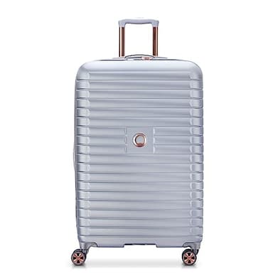 DELSEY PARIS Cruise 3.0 Hardside Expandable Luggage with Spinner Wheels, Platinum, Checked-Large 28 Inch