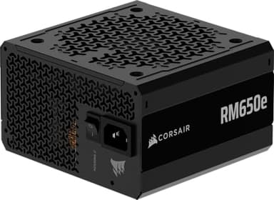 CORSAIR RM650e ATX 3.1 PCIe 5.1 Ready Fully Modular 650W Power Supply – 12V-2x6 Cable Included, Cybenetics Gold Efficiency, 105°C-Rated Capacitors, Modern Standby Mode – Black