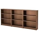 Ikea BILLY Bookcase, Book Shelf, Shelves, 240x28x106 cm, Brown Ash Veneer