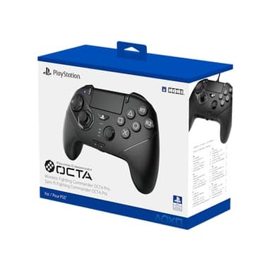 HORI Wireless Fighting Commander OCTA Pro - Tournament Grade Fightpad for PlayStation 5 and Windows 11/10 - Officially Licensed by Sony