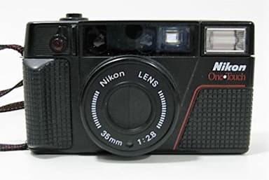 Nikon One Touch 35mm Point and Shoot Film Camera AKA L35AF II Built-in flash, Film loader, Nikon AF 35MM f2.8 lens (Renewed)