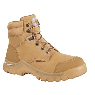 Carhartt Men's Rugged Flex WP 6" Composite Toe Work Boot, Wheat, 10 M US