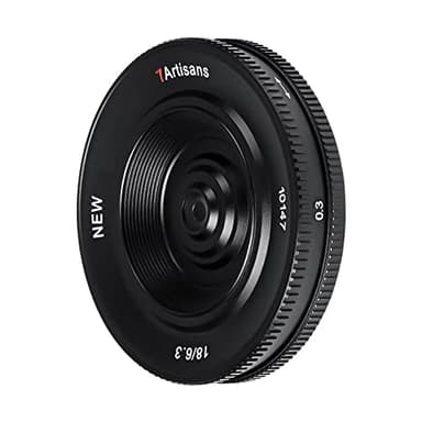 7artisans 18MM F6.3 Mark II UFO Camera Prime Lens Compatible with Sony E Mount,APS-C,Ultra-Thin Compact Mirrorless Cameras for FX/A/NEX Series for FS5,FS7,FS7M2,FS5M2K,A3000,A5000,NEX-3,NEX-3N