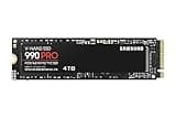 SAMSUNG 990 PRO SSD 4TB PCIe 4.0 M.2 2280 Internal Solid State Hard Drive, Seq. Read Speeds Up to 7,450 MB/s for High End Computing, Gaming, and Heavy Duty Workstations, MZ-V9P4T0B/AM