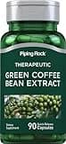 Piping Rock Green Coffee Bean Extract 8000 mg | 90 Capsules | Dietary Supplement | Non-GMO, Gluten Free