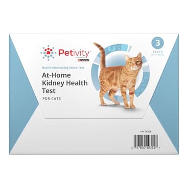 Petivity At-Home Kidney Health Test Kit for Cats — Quick Saliva Urea Test (2-Minute Home Check), Powered by Purina — Help Detect Early Kidney Changes - (Pack of 3)