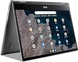 acer 2023 Touchscreen Chromebook Spin 513 Convertible Laptop, Octa-core Processor, 13.3" FHD IPS Touch Corning Gorilla Glass Display, 4GB LPDDR4X, 64GB eMMC, WiFi 5, Backlit Keyboard, Chrome OS